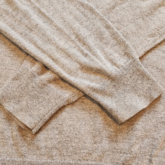 SONOMA Men's light gray crewneck sweater, LG EUC - Picture 3 of 5